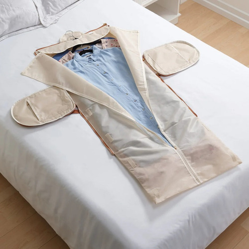 Converti Maleta Betterware C/ Porta Traje Tela Impermeable