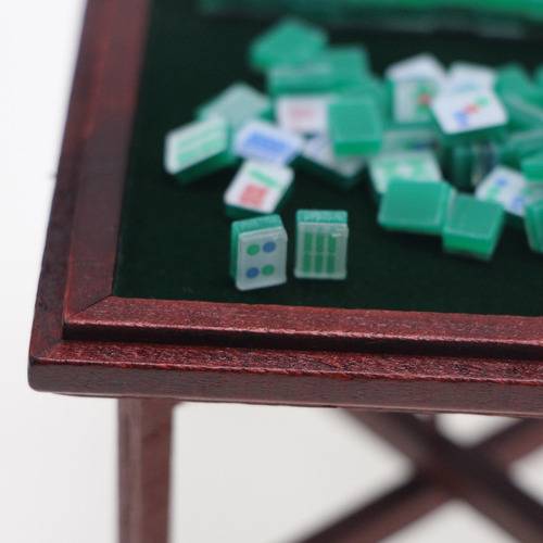 Juego De Mahjong En Miniatura Para Silla De Mesa De Mahjong