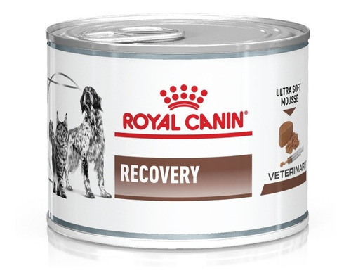 Can (lata) Royal Canin Recovery  X 195g Gatos/perros Caba