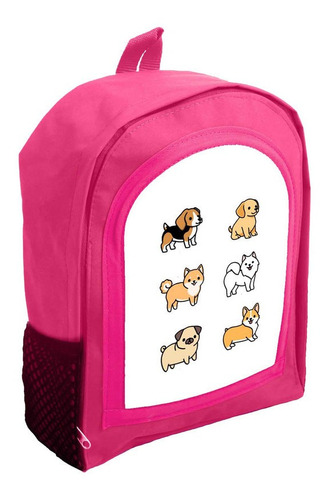 Mochila Infantil Rosa Nena Nene Cachorros R21