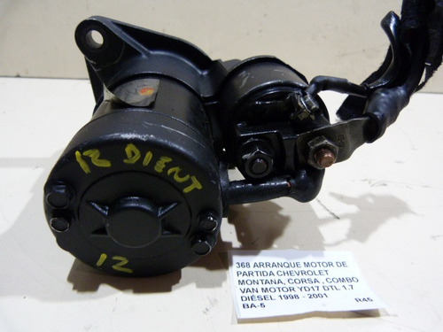 Arranque Motor De Partida Chevrolet Montana 1998-2001 (Usado)