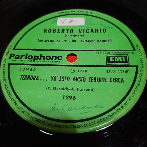 Simple Roberto Vicario Parlophone C27