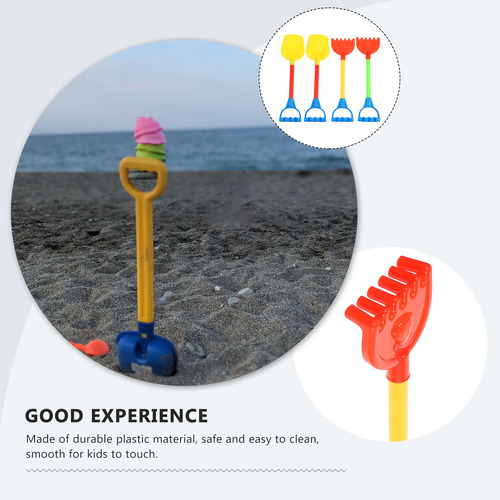 4 Piezas De Juguetes De Playa Para Niños De Colores Brillant