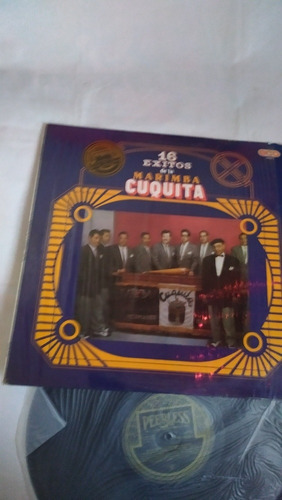 Marimba Cuquita 16 Éxitos En Marimba Disco De Vinil Original