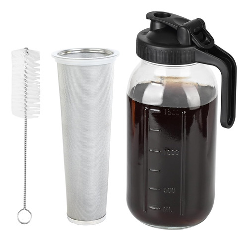 Kmigruan Cafetera Fría De 64 Oz (2 Cuartos De Galón) Jarra D