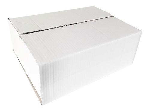 Caja Carton Embalaje Blanca 40x30x30 Reforzada 5 Unidades