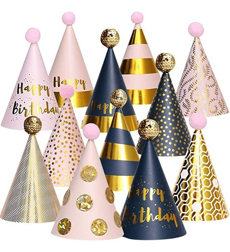 Sombreros Para Fiesta De Cumpleaños, Divertidos Kits De 