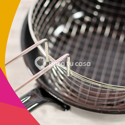 Batería Cocina Enlozado 4 Pz Cacerola Sartén Fritera Jovifel