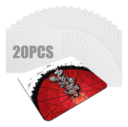 Mouse Pad Para Sublimar 24x20 Cm, 3mm. Pack 20 Unidades