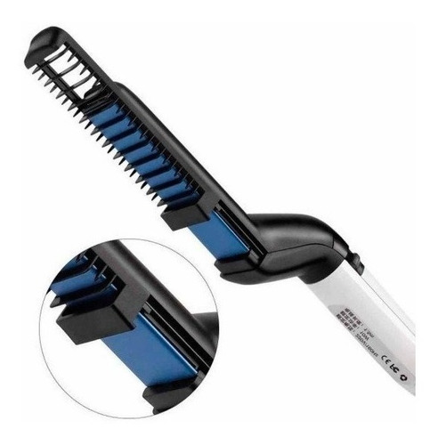 Prancha Fios Barba E Cabelo Chapinha Pente Escova Cerâmica