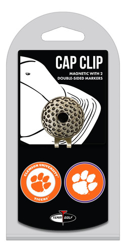 Ncaa Cap Clip Con 2 Marcadores Pelota De Golf, Cn, Una Talla