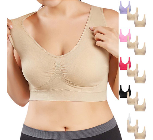 Sujetador Deportivo N Full B 8002 Para Mujer, Talla Grande,