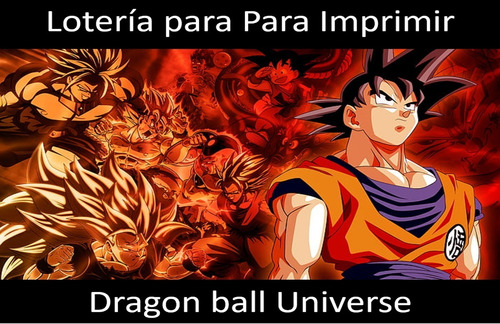 Dragon Ball Universe Lotería 