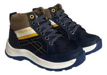Comprar Zapatos Botas Casuales Montañeras Niños Pocholin Titan Azul