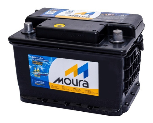 Bateria Auto 12x85 Reforzada (libre Mantenimiento) Moura Msa
