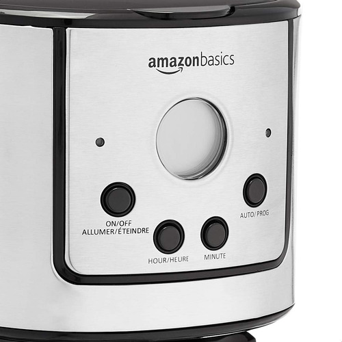 Cafetera Digital Basics De 12 Tazas Con Jarra Y Reutiliza...
