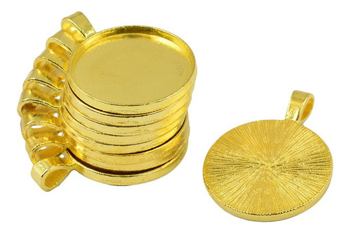 Conjunto De 10 Piezas De Bisel Para Colgantes De Cabujón En