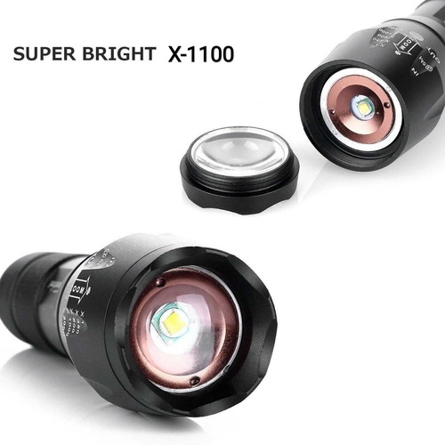 Nova Lanterna Tática Militar X1100 Led Superpotência