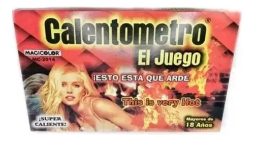 Jogo erótico de dados e tabuleiro - Foreplay Glow & Heat Meter Color Red