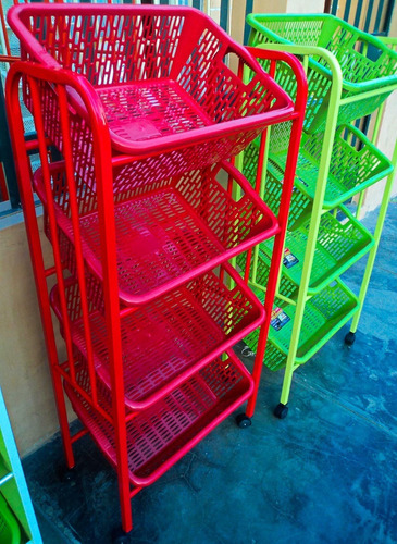 Verdulero Grande Metal Organizador Frutas/verduras 4 Niveles