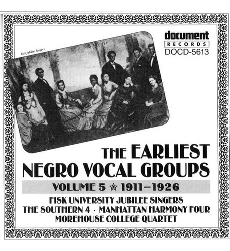 The Earliest Negro Vocal Groups Cd Volume 5 Único Cero Km 