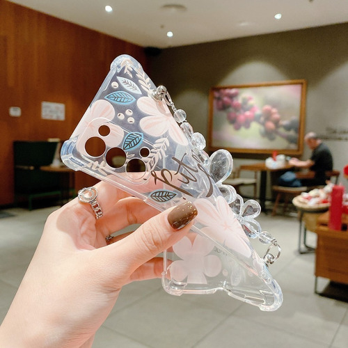 Imagen 7 de 10 de Carcasa Transparente De Protección Con Correa Para Samsung