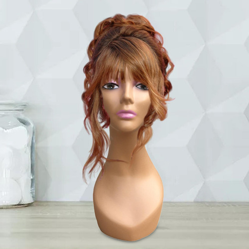 Cabeza De Maniquí Calva, Cara De Cosmetología Profesional