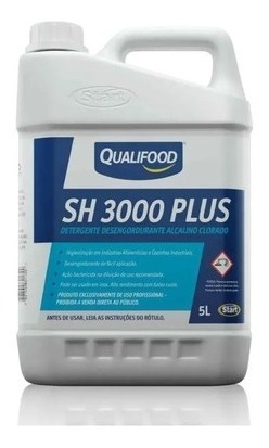 Sh 3000 Plus Detergente Desincrustante Alcalino Clorado 5l