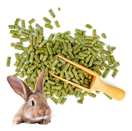 Pellets De Alfalfa Granel 1 Kg Alimento Para Conejos