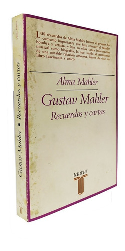 Gustav Mahler Recuerdos Y Cartas Alma Malher