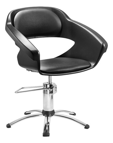 Sillon Hidraulico Peluqueria Barberia Salones Estetica Color Negro Forma De La Base Tipo Estrella 5 Rayos Cromada Tipo De Respaldo Fijo
