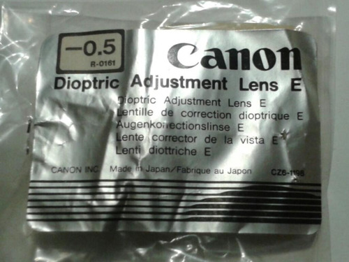  Mirilla Ocular Visor Canon Ve Lista Miopia -0.5