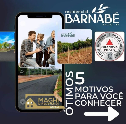 Imagem 12 de 25 de Residencial Barnabé Salto Sp - Terrenos A Venda Salto Com 187,5 M² - Te00032 - 69911855