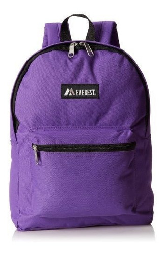 Everest Basic Backpack, Dark Purple, One Size