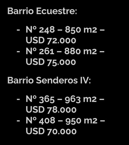 Imagen 4 de 4 de Varios Lotes En Venta En Pinamar