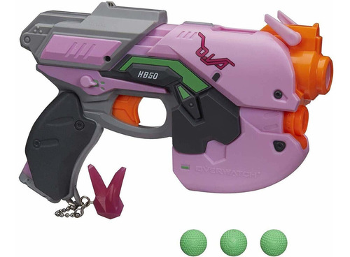 Nerf Overwatch D.va Rival Blaster Con 3 Rondas Rival De Over