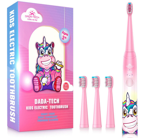 Dada-tech Cepillo De Dientes Electrico Para Ninos, Recargabl