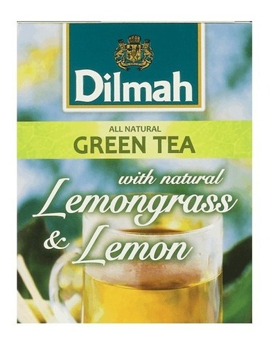 Té Verde Dilmah Lemongrass & Limón Importado Sri Lanka 10 U.