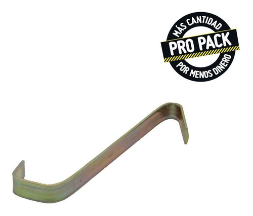 Gancho Teja Estr Metal 14cm Cal 12 100un