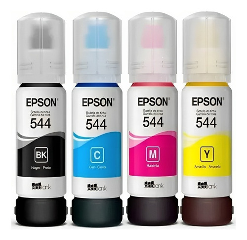 Kit Tintas Epson 4 Botellas T544