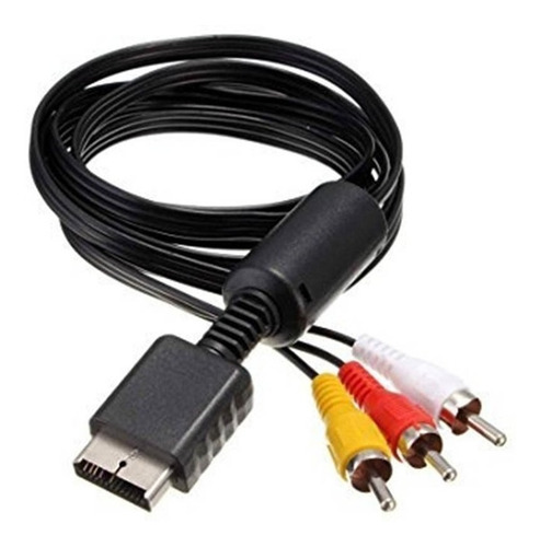 Cable Av Audio Y Video Para Play Ps2 Ps3 Tv 3 Rca 1,8 Metros