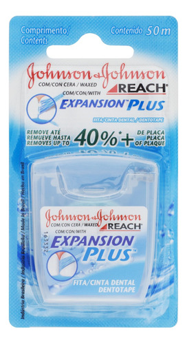 Fita Dental Johnson & Johnson Reach Expansion Plus 50m