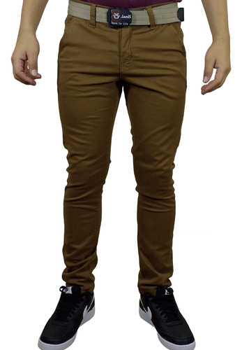 Pantalón Drill Comfort Jaco Para Hombre - Camel