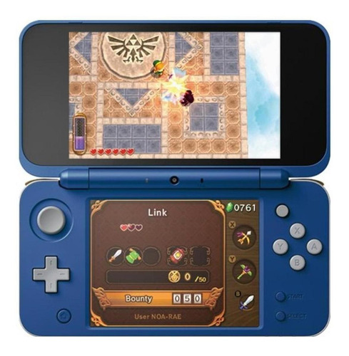 Nintendo 3DS New 2DS XL Hylian Shield Edition color  azul, rojo y plata