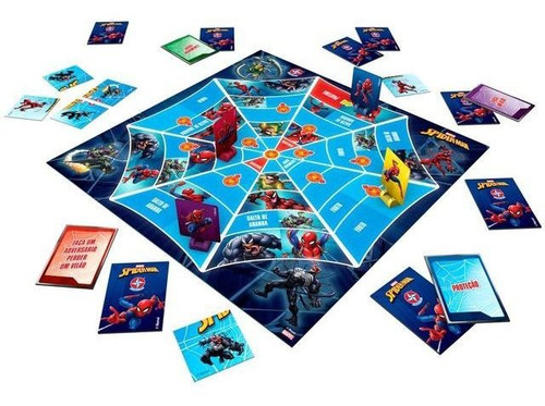 Jogo De Tabuleiro Batalha Spiderman Estrela