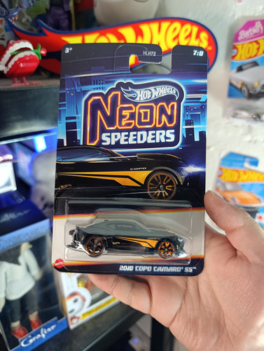 Hot Wheels Set De 3 Neon Speeders Camaro Lancer Toyota 2025 Negro