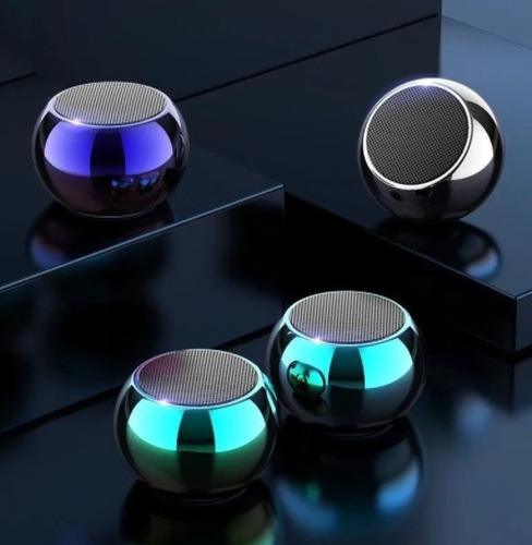 Caixinha Som Bluetooth Tws Metal Mini Speaker Amplificada 3w