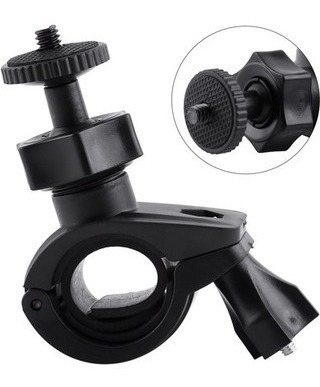 Imagen 2 de 6 de Soporte Accesorio Manubrio Gopro Caño Moto Bicicleta Go Pro