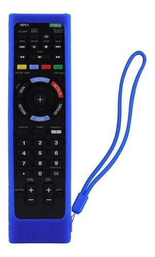 Funda Para Control Sony Bravia Smart Tv Protector Rmt-tx Color Azul