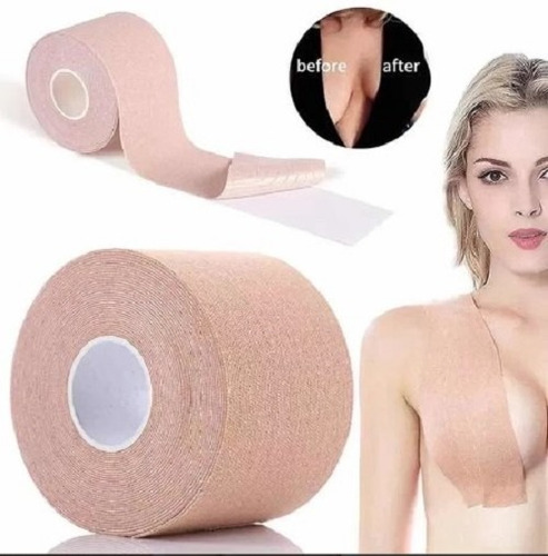 Cinta Boob Tape 5cmx5mts Corpiño Adhesivo Levantar Busto